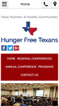 Mobile Screenshot of hungerfreetexans.org